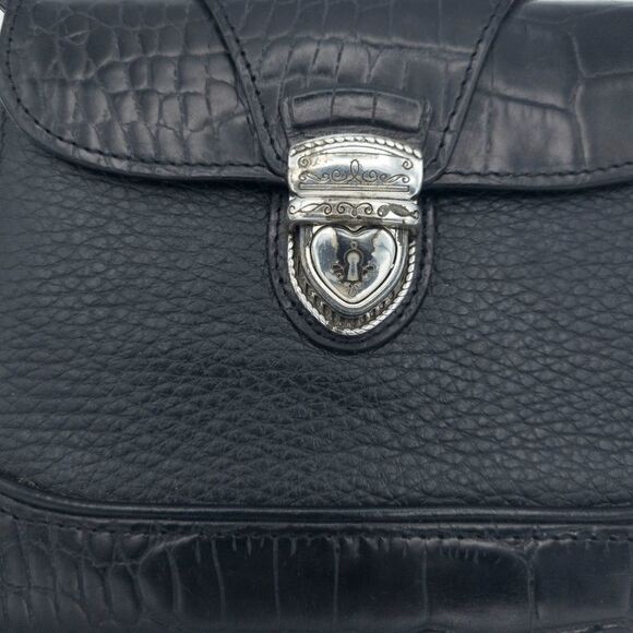 Brighton Leather Crossbody Organizer - Small (Black) - Picture 4 of 6